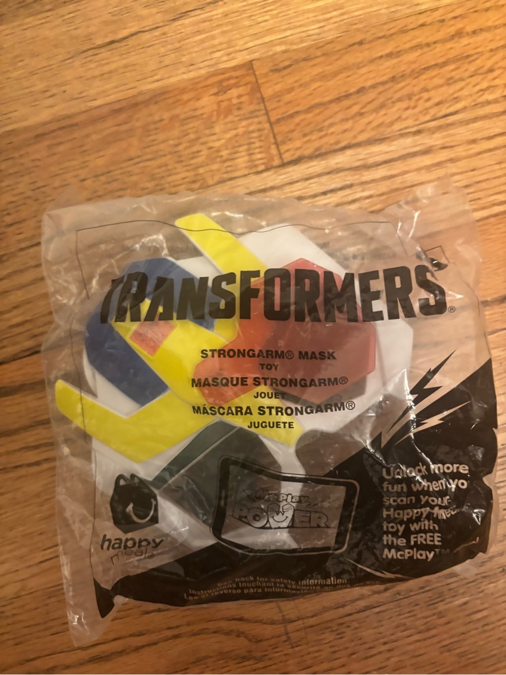 Transformers Strongarm Mask Toy McDonald's Happy Meal 2016 Ages 3-4 Years #6